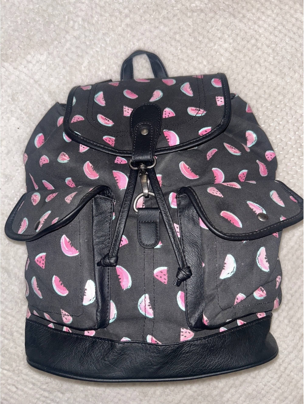 Candie’s Watermelon Drawstring Backpack